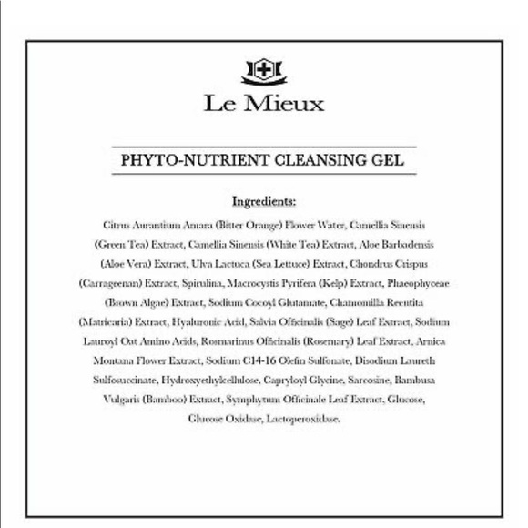 Le Mieux Phyto Nutrient Cleansing Gel (6oz) NEW - Picture 3 of 4